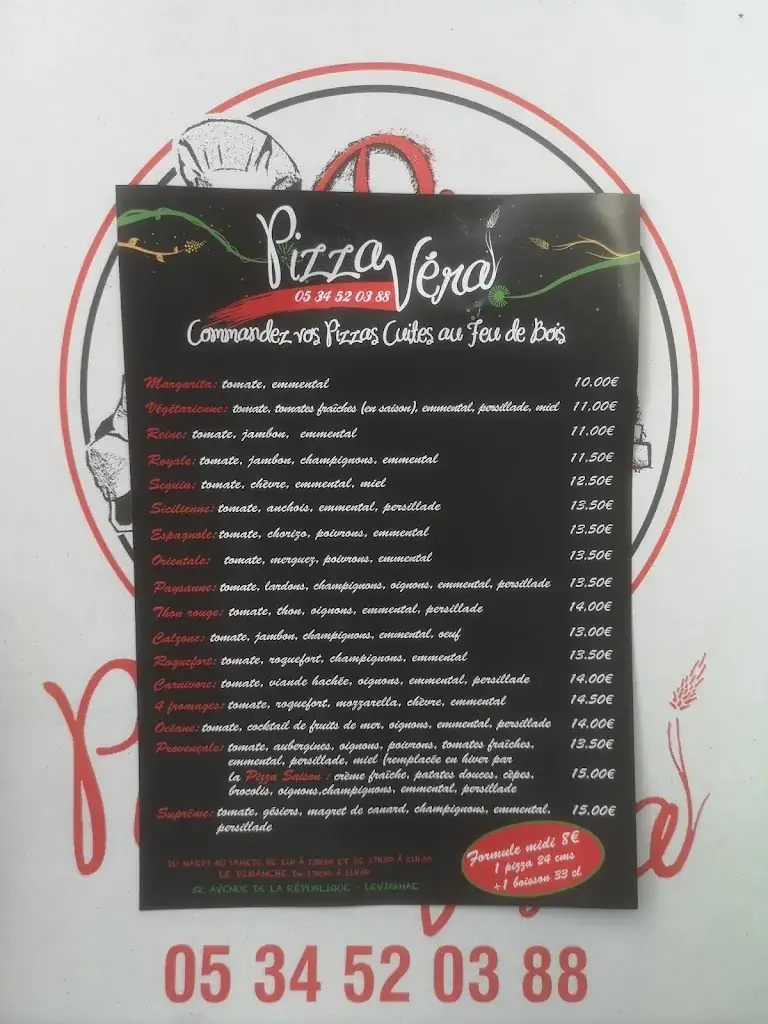 Menu_Pizza Vera_Lévignac_image_1
