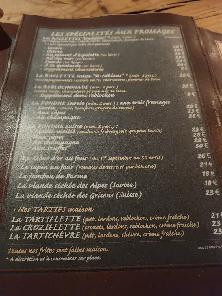 Menu_La Table à Raclette_Saint-Julien-en-Genevois_image_2