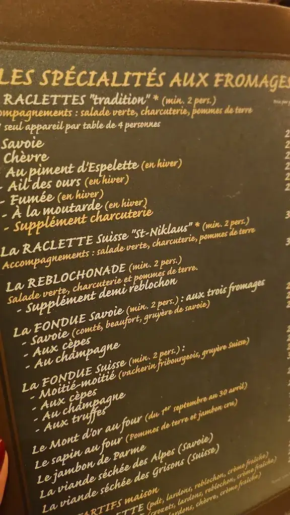 Menu_La Table à Raclette_Saint-Julien-en-Genevois_image_4