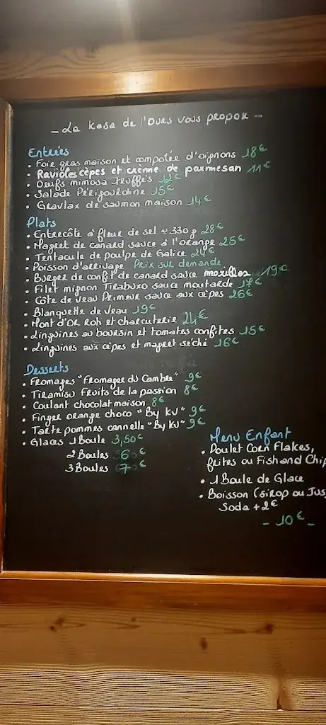 Menu_Kasa de l'Ours La_Angles_immagine_4