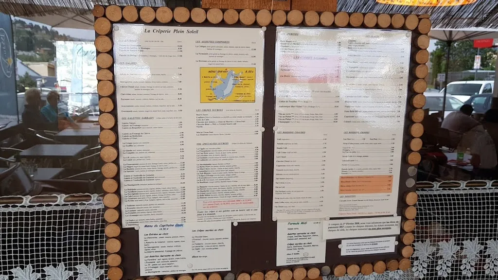 Menu_Crêperie Plein Soleil Sarl Pyrenne Alain et Valérie_Angles_image_4
