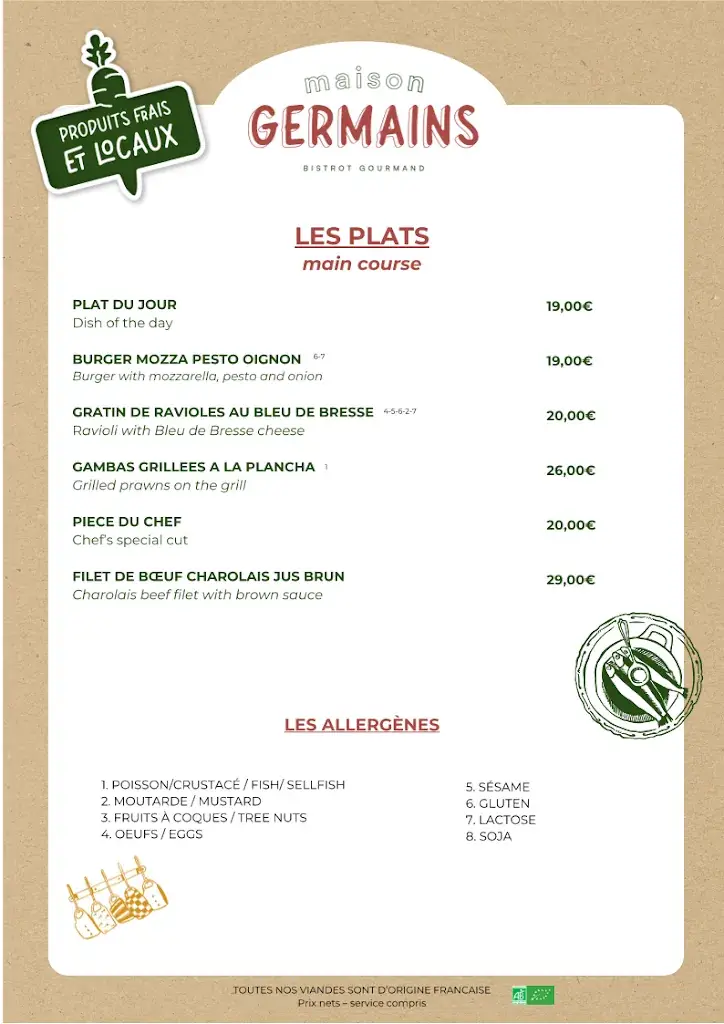 Menu_Restaurant Maison Germains_Massieux_image_3