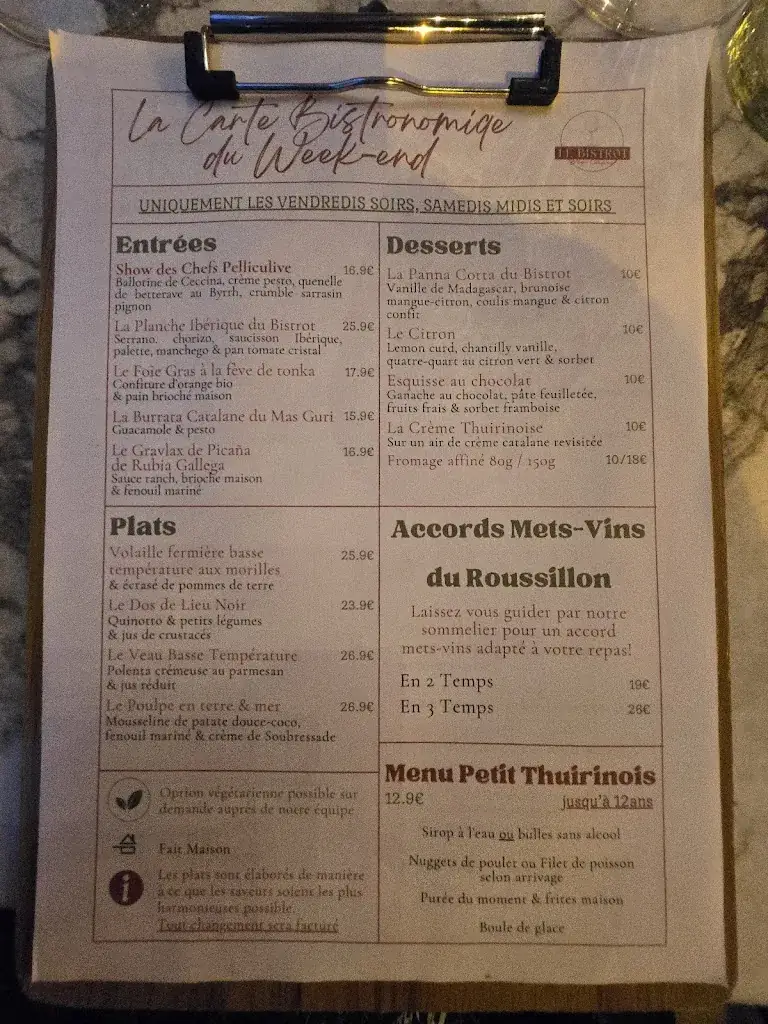Menu_LE BISTROT DES CAVES_Thuir_image_2