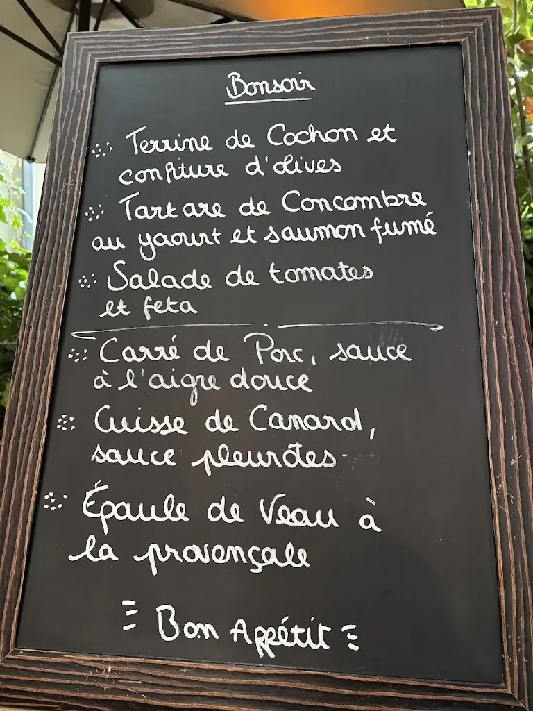 Menü_Les Aubergistes_Marsanne_Bild_1