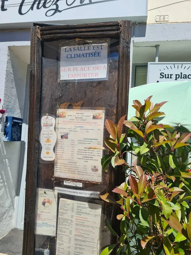 Menu_Restaurant Chez Marie_Lunel_image_2