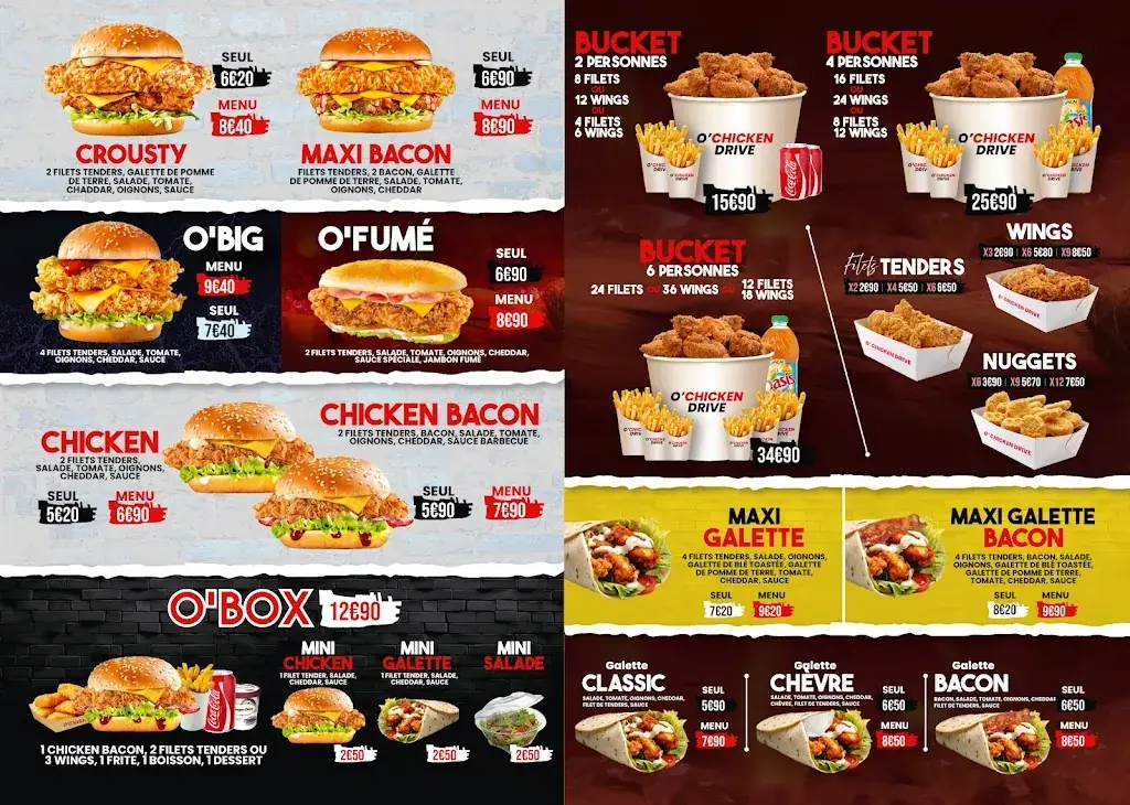 Menu_Ochicken Drive_Lodève_image_4