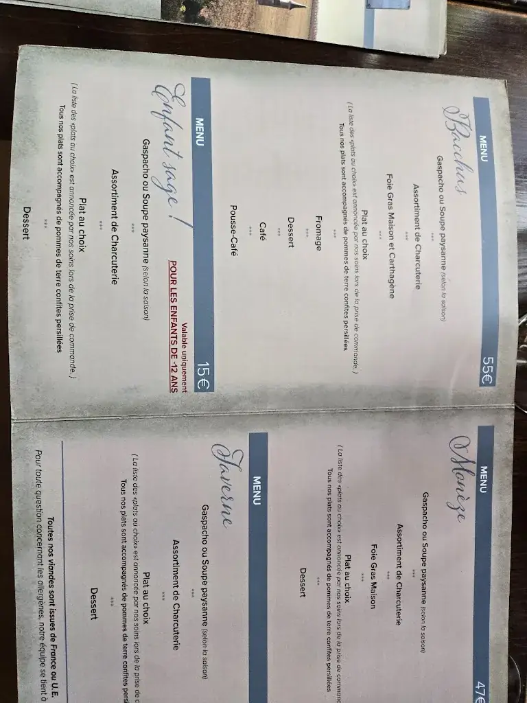 Menu_La Taverne à Bacchus_Limoux_image_3