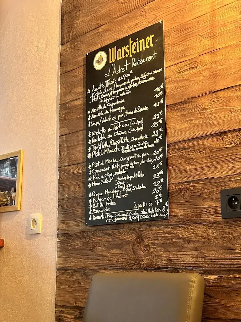 Menu_L' Adret_Villard-sur-Doron_image_2