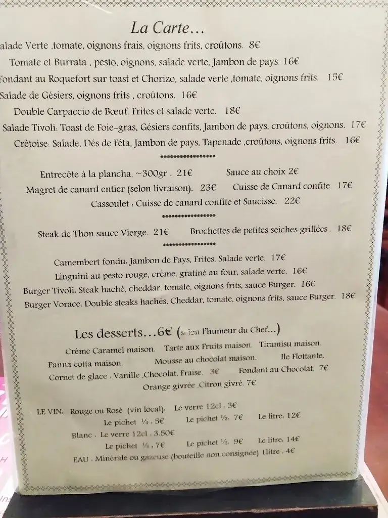 Menu_Restaurant Brasserie Le Tivoli_Limoux_image_2