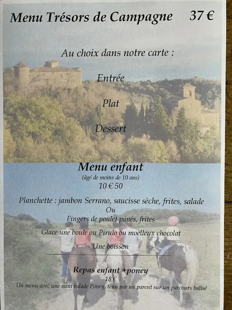 Menu_Restaurant Trésors de Campagne près de Limoux_Villarzel-du-Razès_image_4