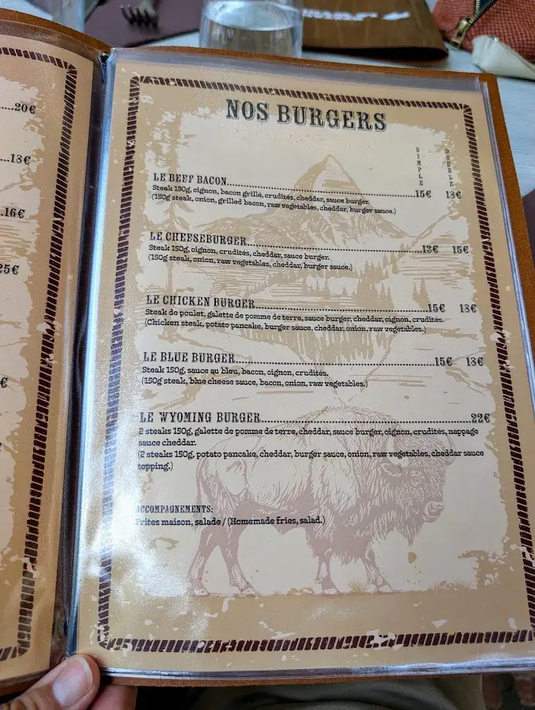 Menu_Restaurant le wyoming_Limoux_image_1