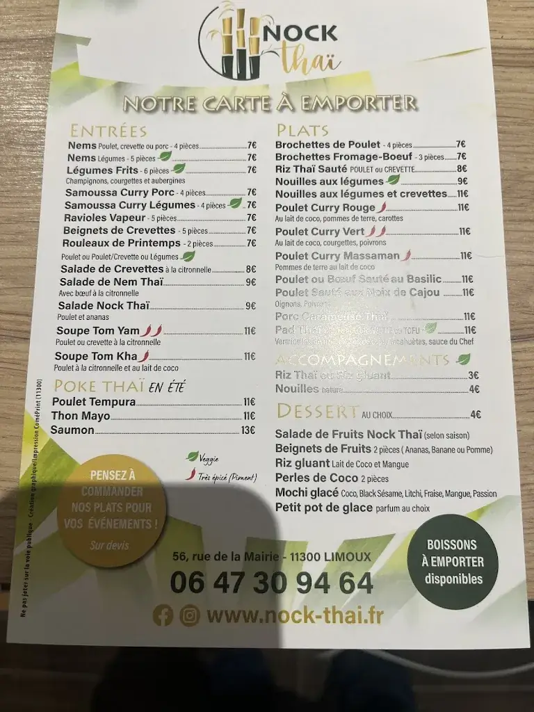 Menü_Nock Thaï_Limoux_Bild_2