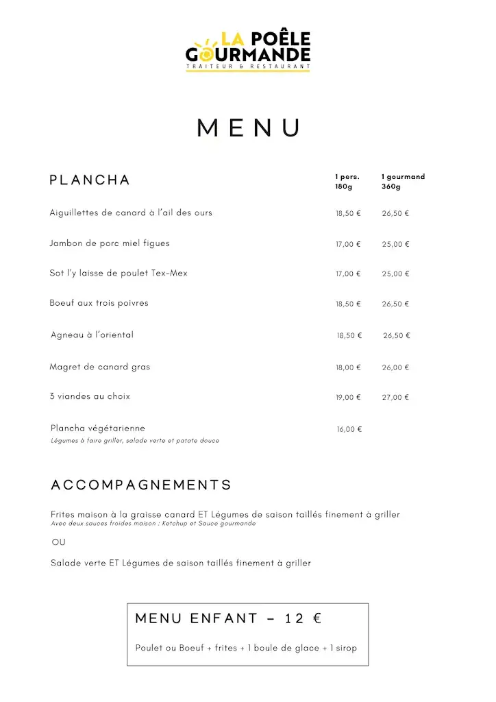Menu_La Poêle Gourmande_Luzech_image_2