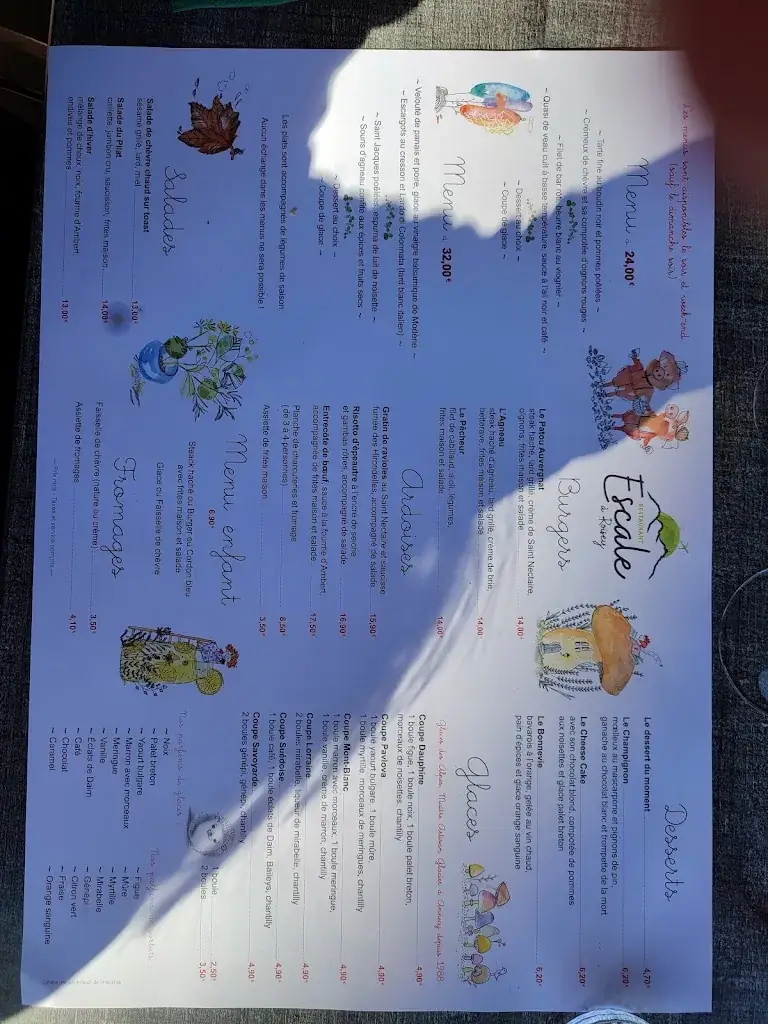 Menu_Escale à Roisey_Roisey_immagine_4