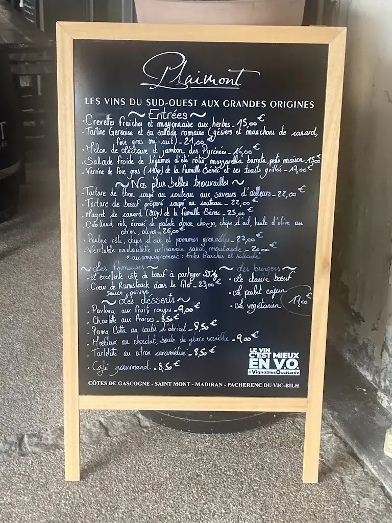 Menu_Café de l’hôtel de ville Marciac_Marciac_image_2