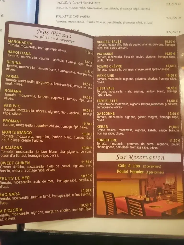 Menu_Restaurant La Cabane _Marciac_image_4