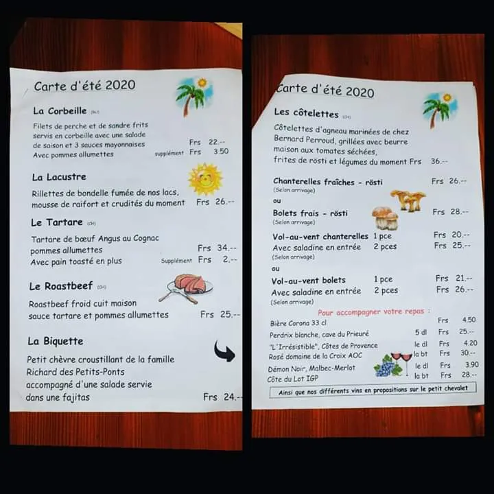 Menu_La Pinte de la Petite-Joux_Ponts-de-Martel_image_3