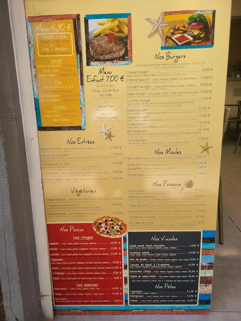 Menu_Cote Plage_Marseillan_image_2