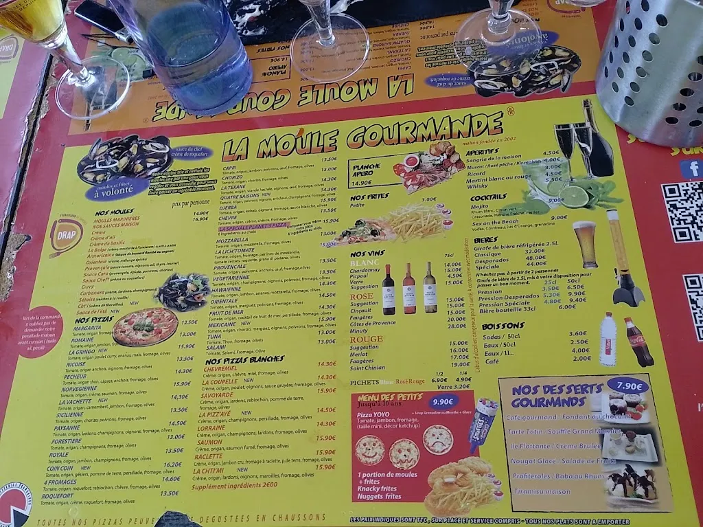Menu_La Moule Gourmande_Marseillan_immagine_1