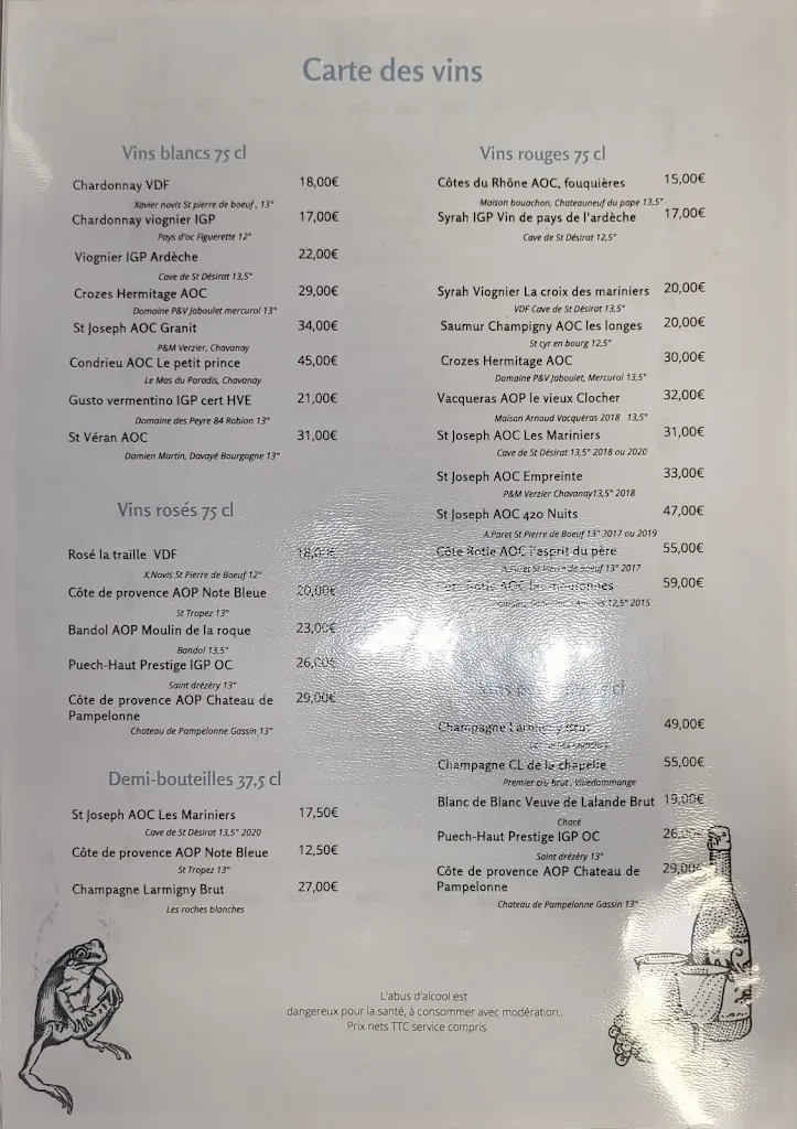 Menu_Le Restaurant du Port_Saint-Pierre-de-Bœuf_immagine_3