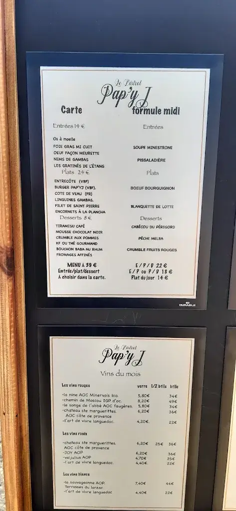 Menu_Le Bistrot pap’y J_Marseillan_image_1