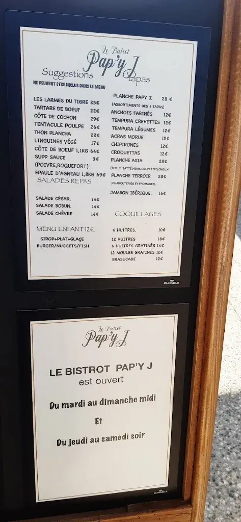 Menu_Le Bistrot pap’y J_Marseillan_image_3