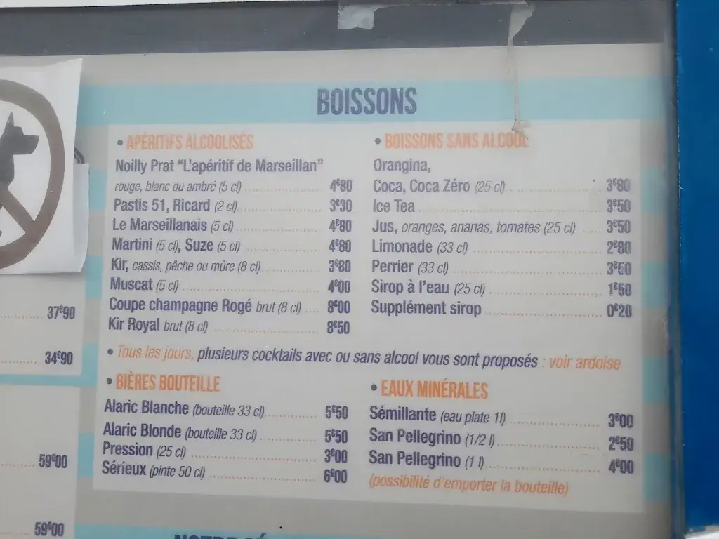 Menu_La Ferme Marine - L'assiette du port_Marseillan_image_4