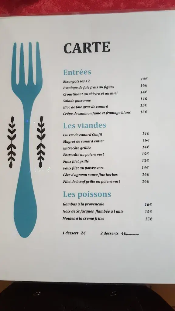 Menu_L'auberge de France_Seissan_image_4