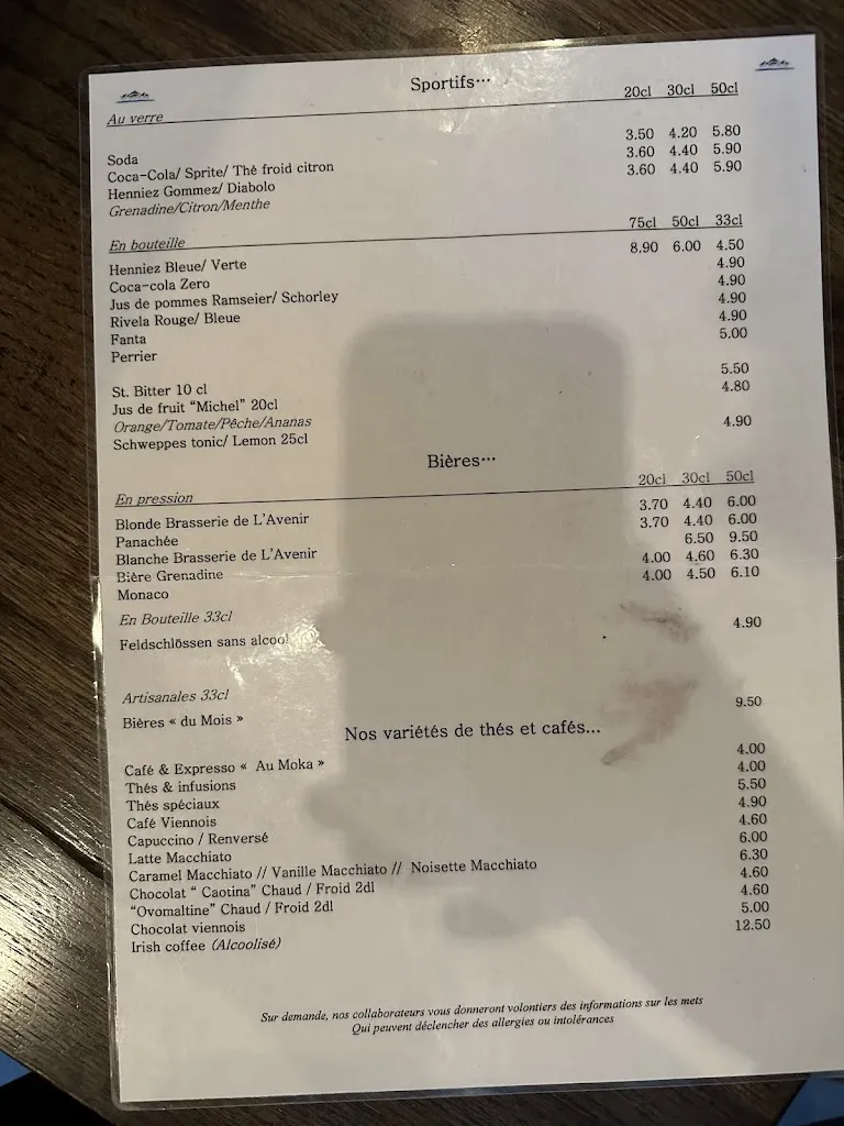 Menu_Restaurant-Auberge de la Tène_Marin-Epagnier_image_3