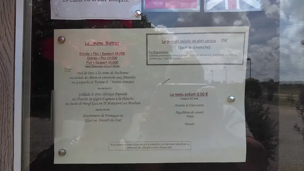 Menu_Hôtel Restaurant les 3B_Nouilhan_image_2