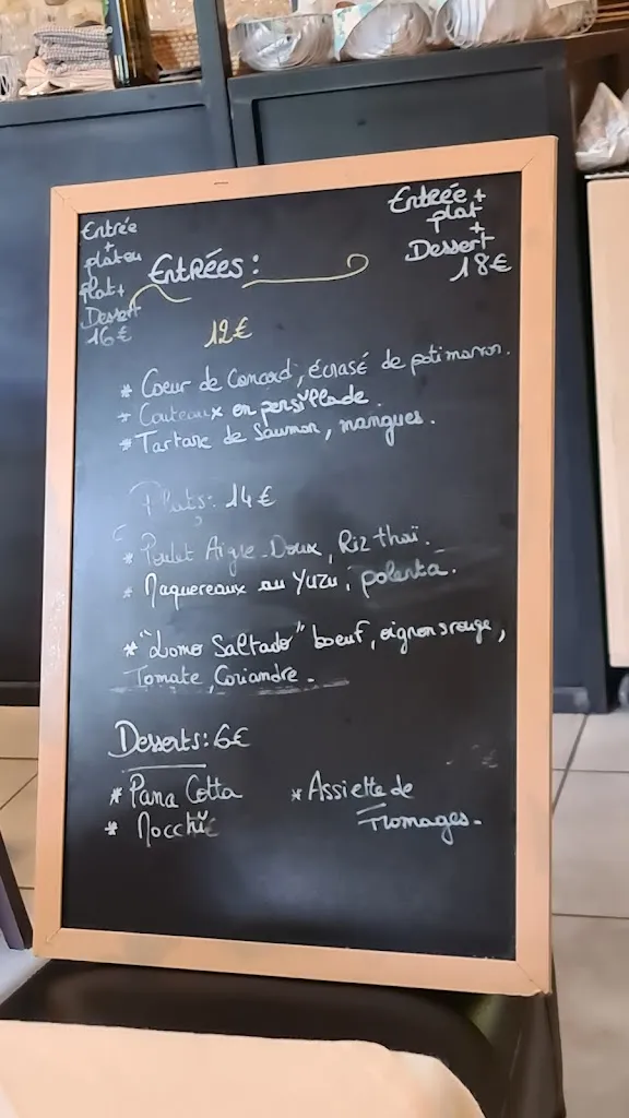 Menü_La Palombe Gourmande By SLS_Lascazères_Bild_4