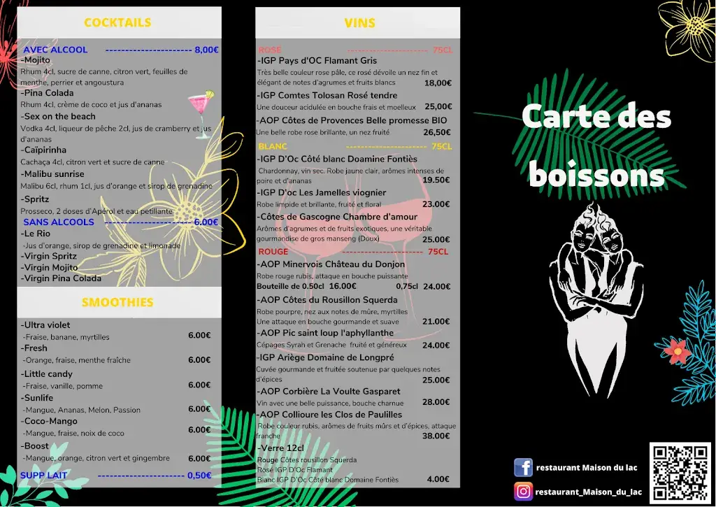 Menu_La Maison Du Lac_Mercus-Garrabet_image_2