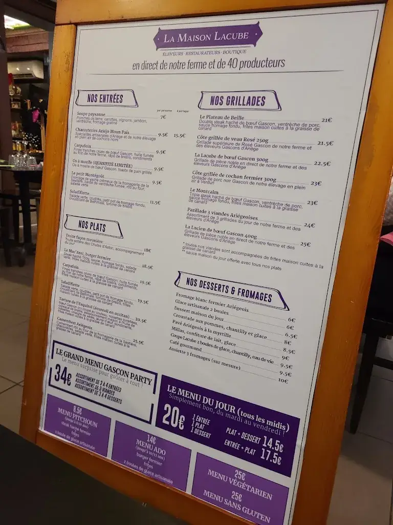Menu_La Grillade Ariègeoise - Glacier restaurant snack_Ornolac-Ussat-les-Bains_image_2