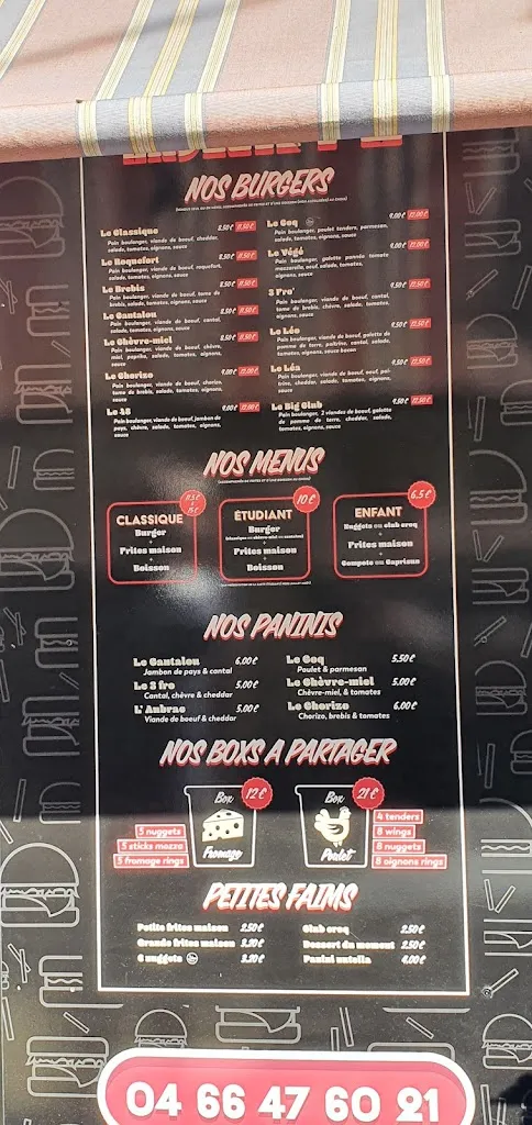Menu_Le Club Burger_Marvejols_image_2