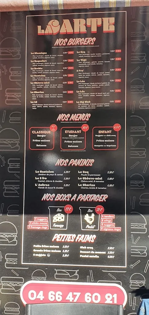 Menu_Le Club Burger_Marvejols_image_3