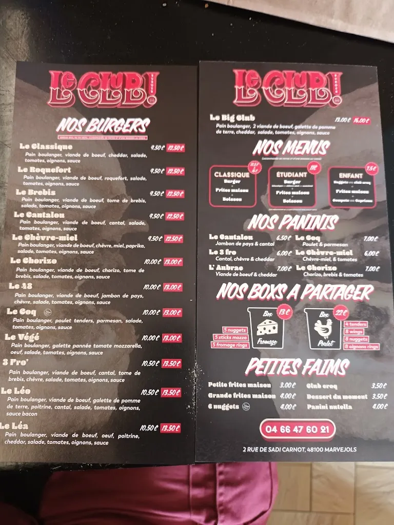 Pascal BASROGER_Le Club Burger_Marvejols_review