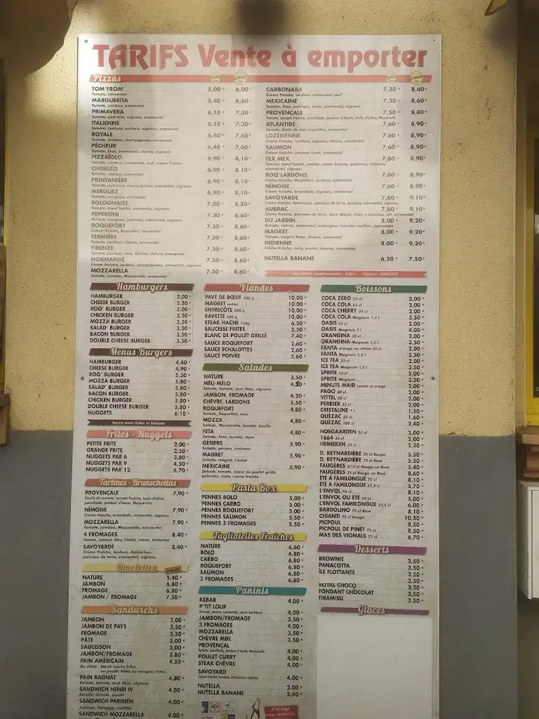 Menu_P'tit Loup Pizza Marvejols_Marvejols_image_3