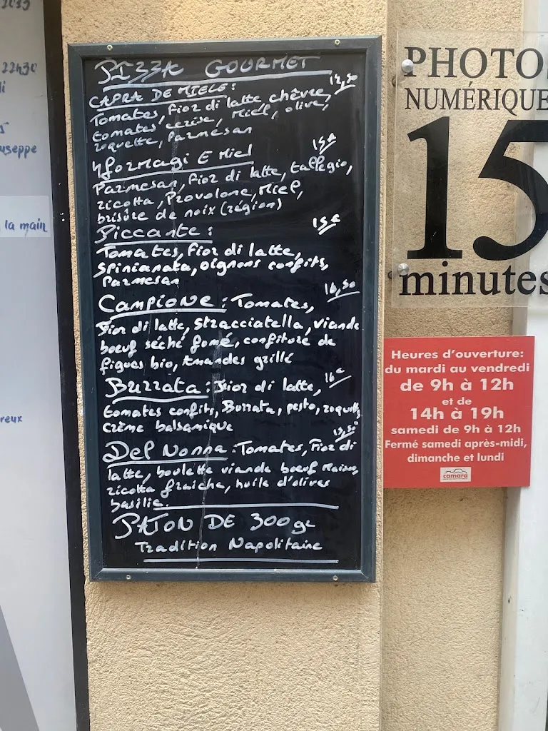 Menu_Pizzeria Giuseppe di napoli_Marvejols_image_2