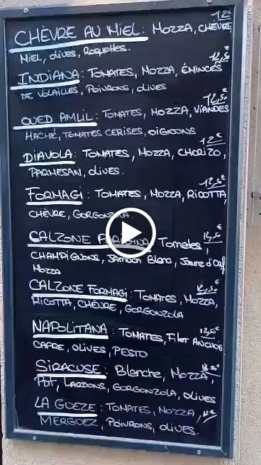 Menu_Pizzeria Giuseppe di napoli_Marvejols_image_3