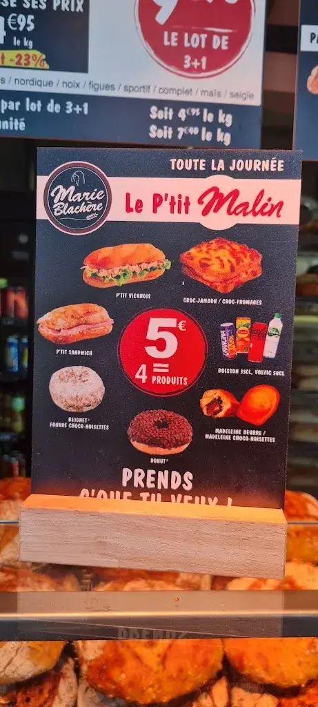 Menu_Marie Blachère Boulangerie Sandwicherie Tarterie_Marvejols_image_1