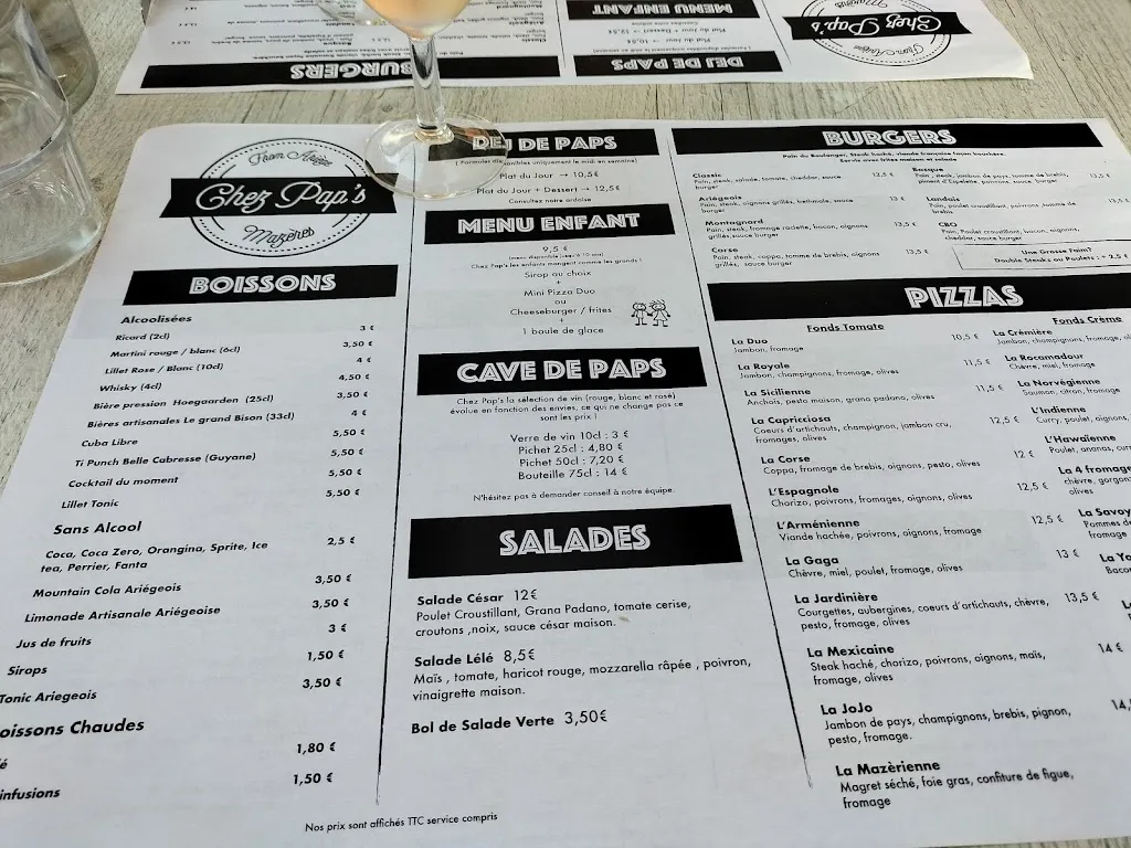 Menu_Chez Pap's Pizza_Mazères_immagine_3