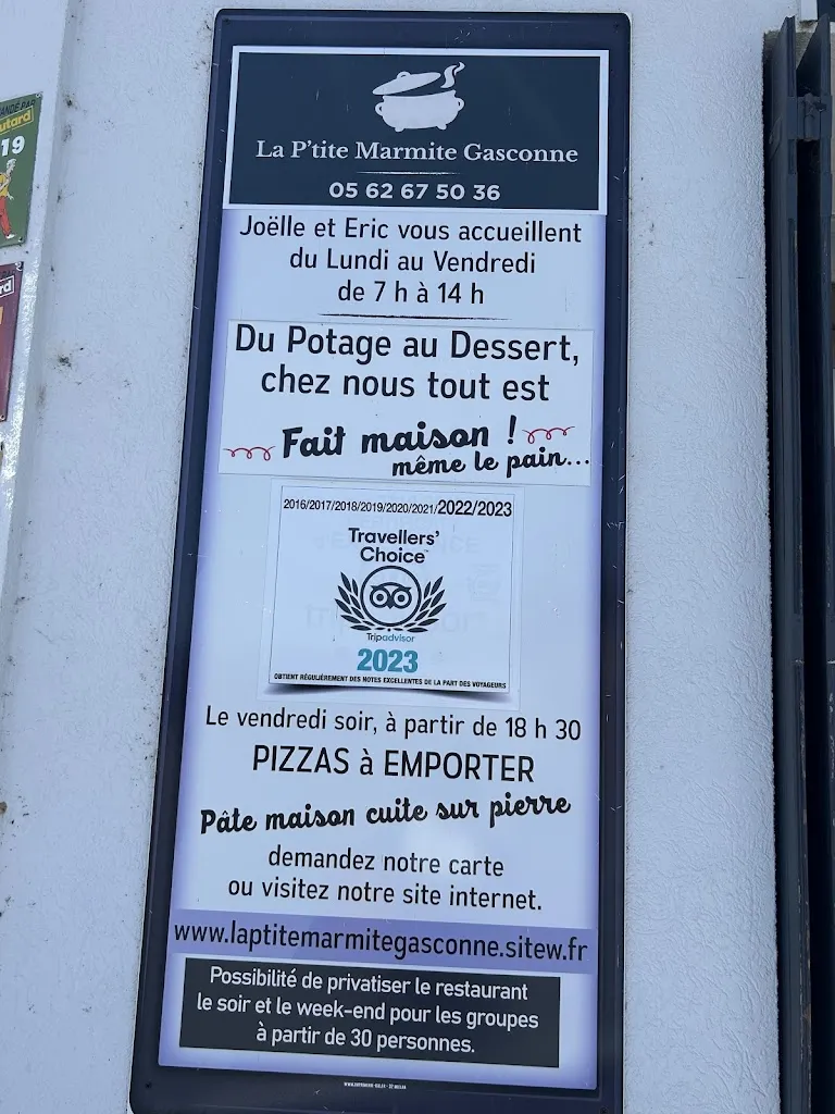 Menu_La P'tite Marmite Gasconne_Miélan_image_4