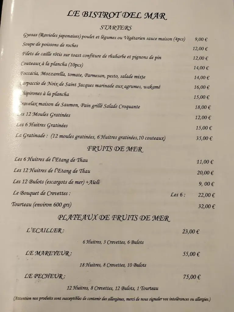 Menu_Le bistrot del mar_Mèze_immagine_3