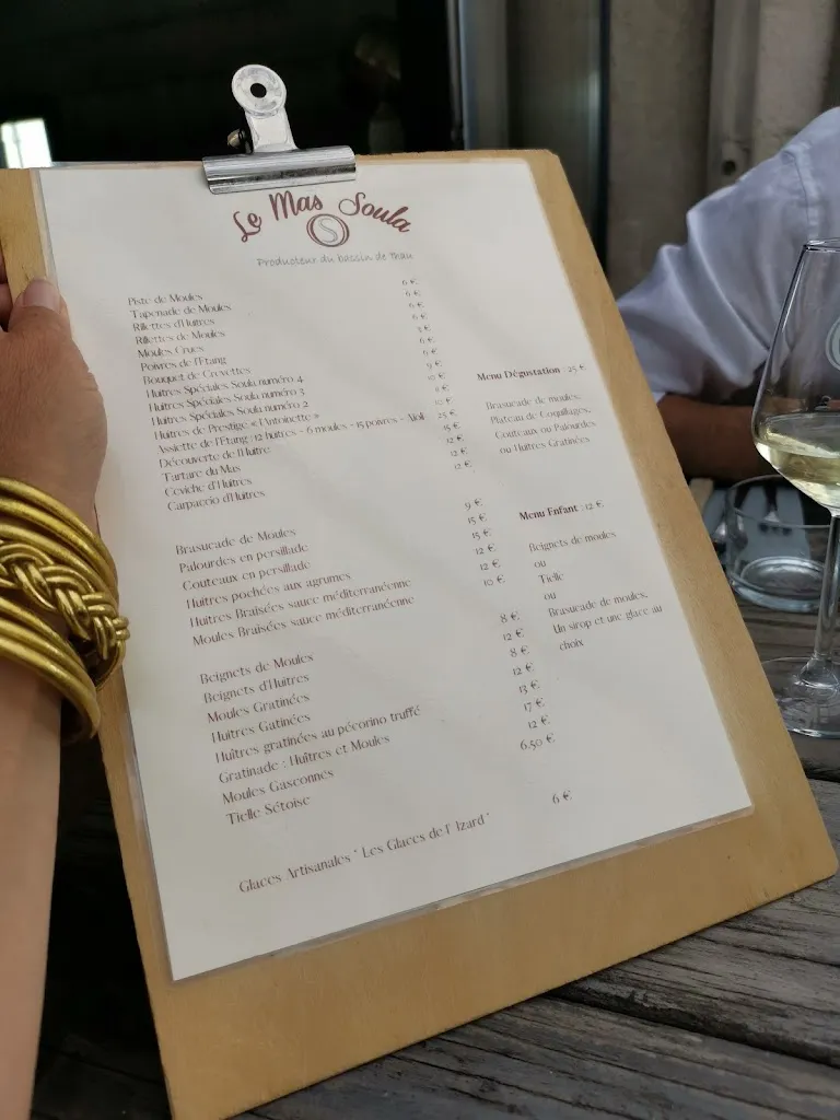 Menu_Le Mas Soula - Les Huîtres Soula_Mèze_image_3