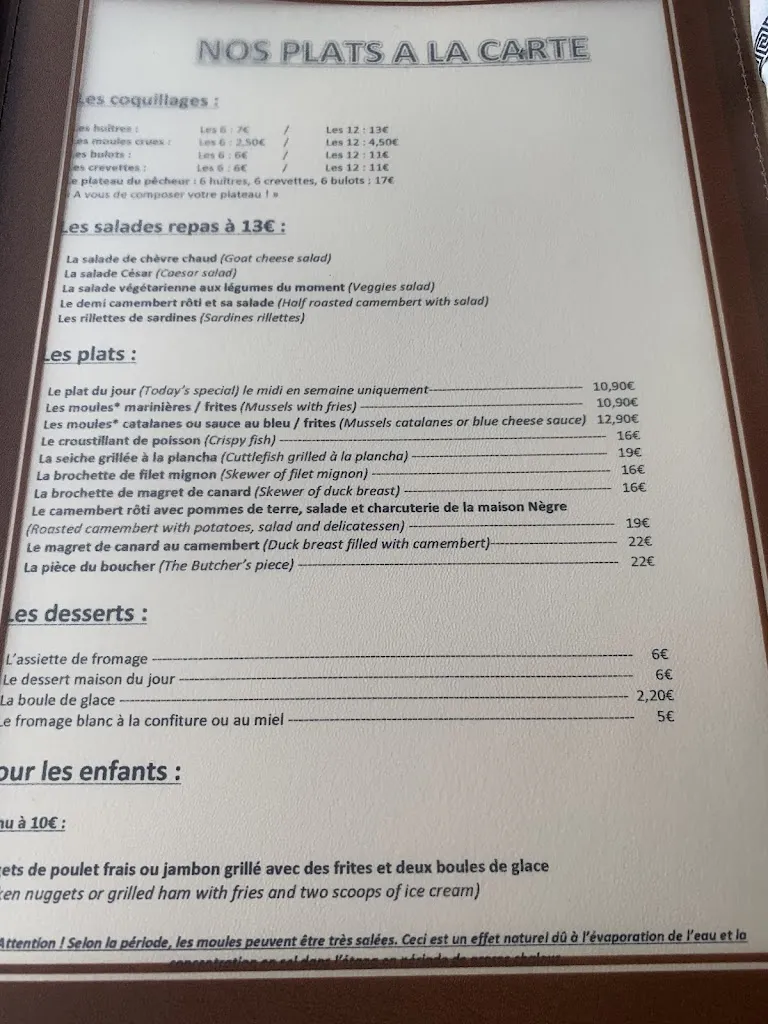 Menü_LE TABOU_Mèze_Bild_2