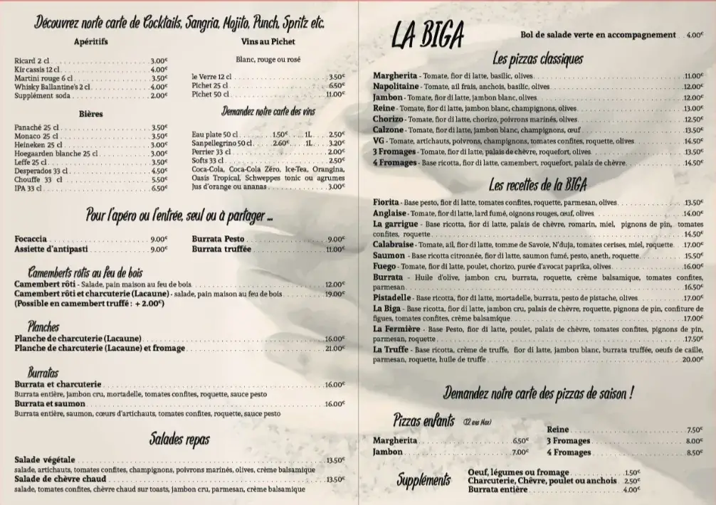 Menu_La Biga Mèze_Mèze_image_2
