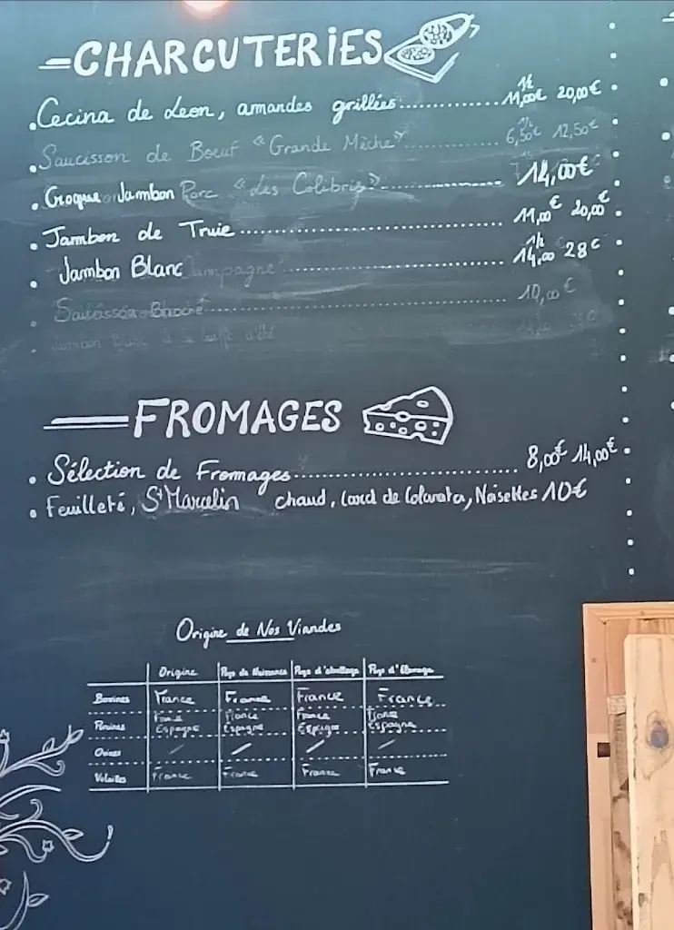 Menu_Fleur de Vignes - cave à manger_Vercors_image_2