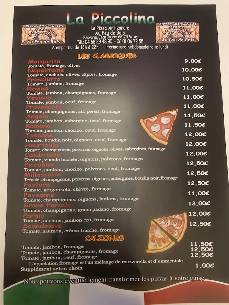 Menu_La Piccolina_Millas_image_3