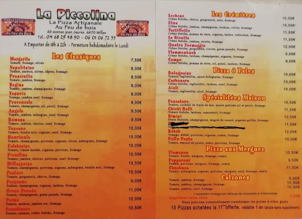 Menu_La Piccolina_Millas_image_4