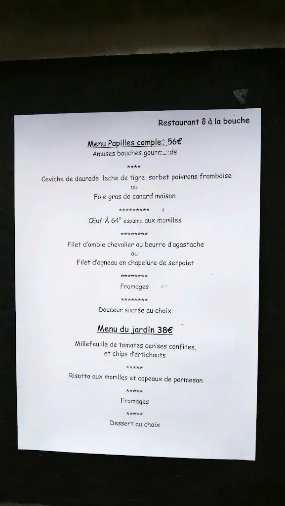 Menu_L'O à la Bouche_Contamines-Montjoie_image_3